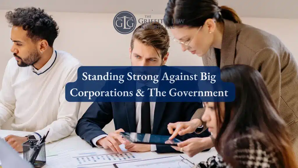 standing strong against coperations and the government