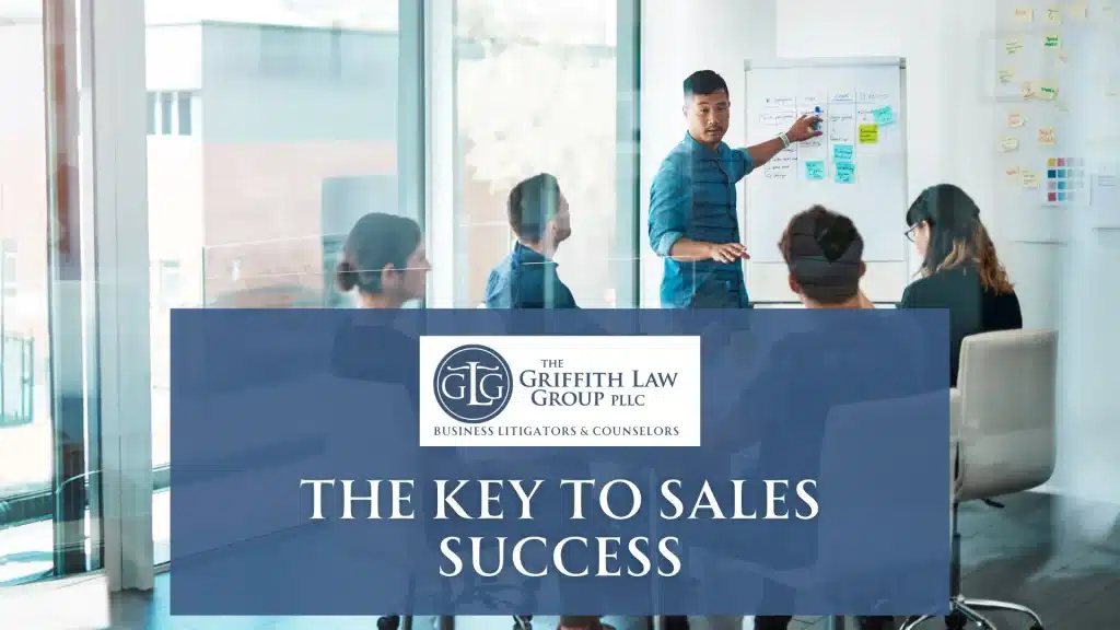 key to sales success banner
