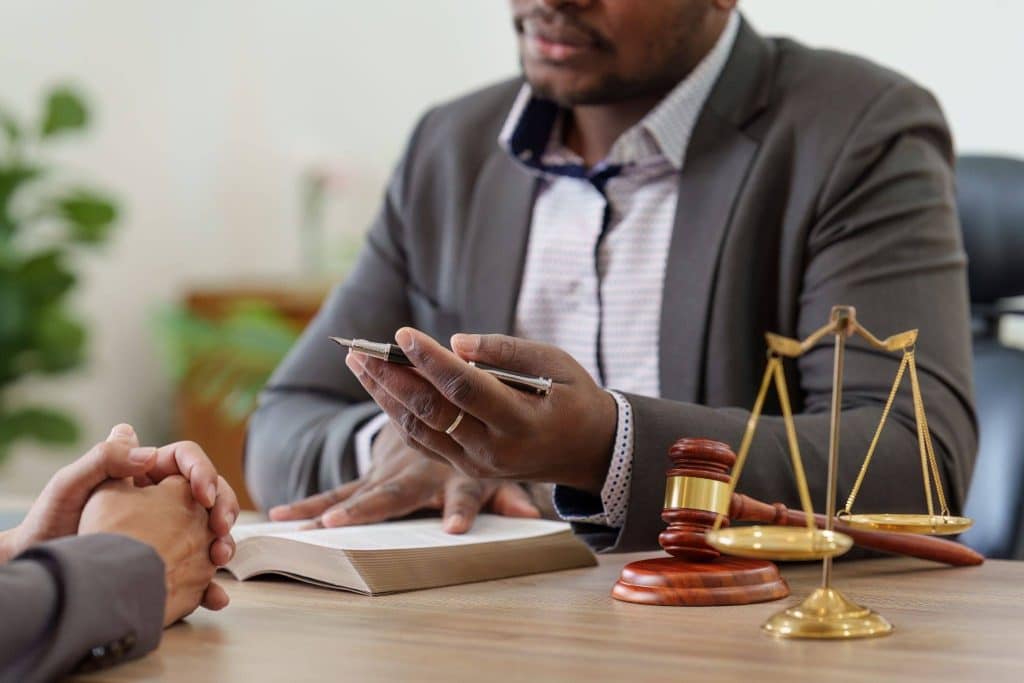 lawyer at work